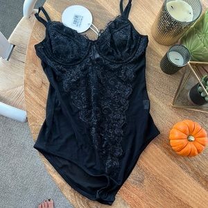 Princess Polly Dark Romance Lace Body Suit